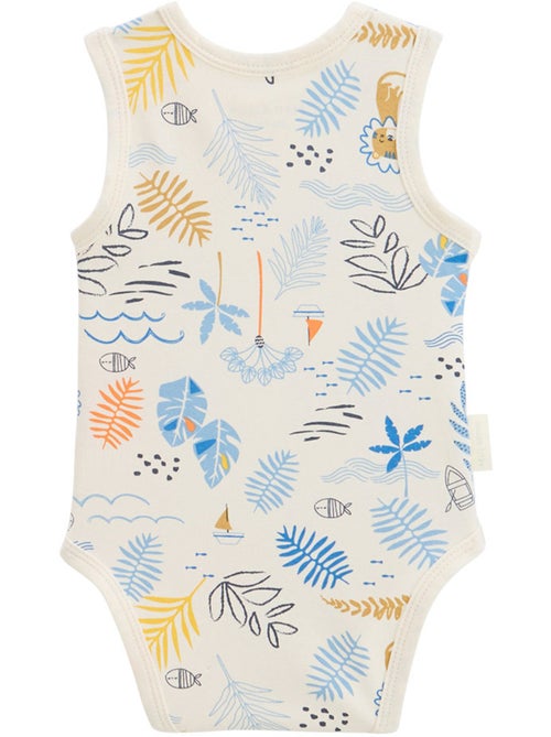 Set van 2 mouwloze babyrompertjes Biscarosse - Kiabi