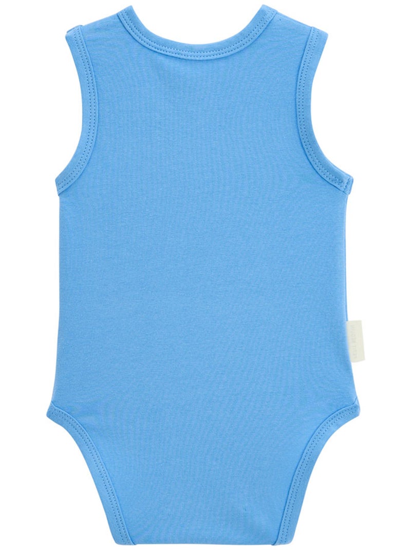 Set van 2 mouwloze babyrompertjes Biscarosse Blauw - Kiabi