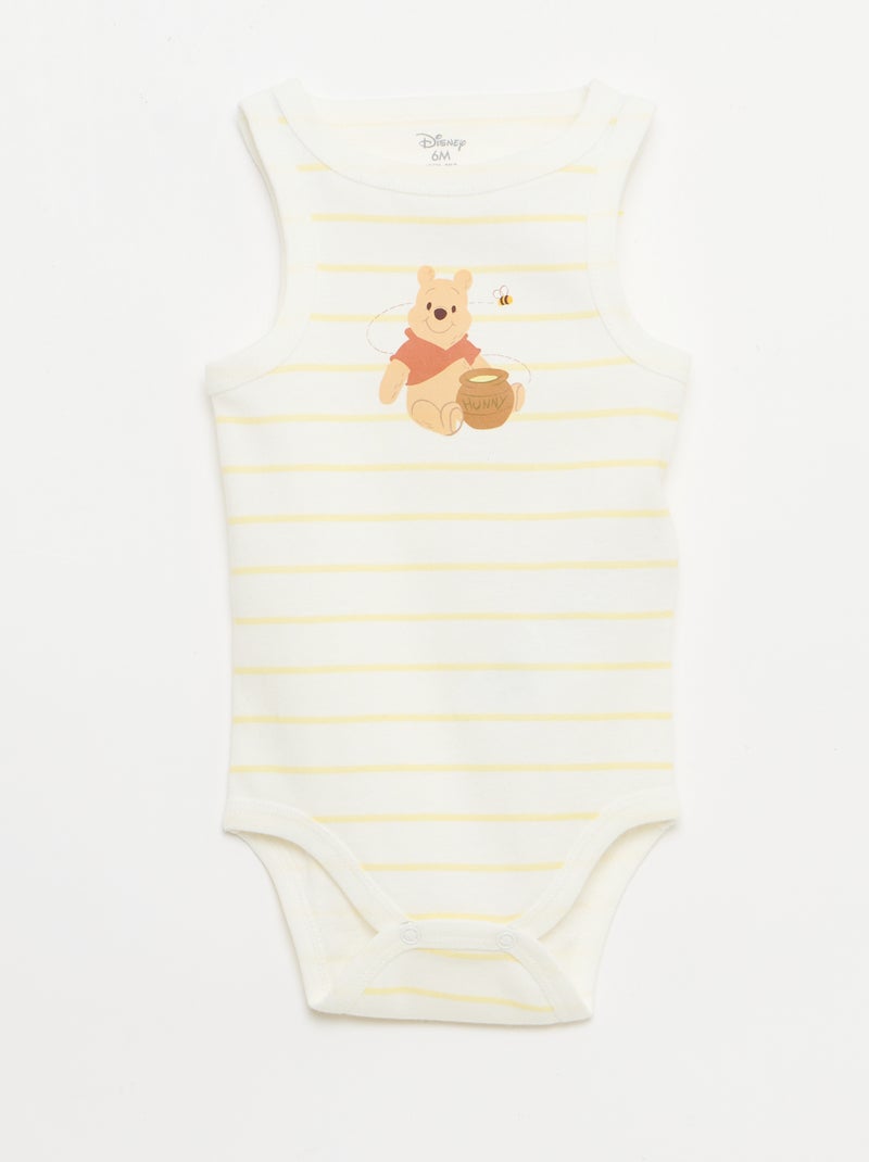 Set van 2 mouwloze rompers 'Disney' Geel - Kiabi