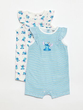 Set van 2 mouwloze 'Stitch' 'Disney' rompertjes