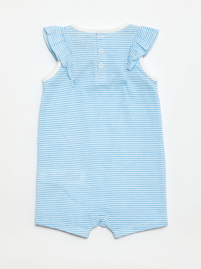 Set van 2 mouwloze 'Stitch' 'Disney' rompertjes Blauw - Kiabi