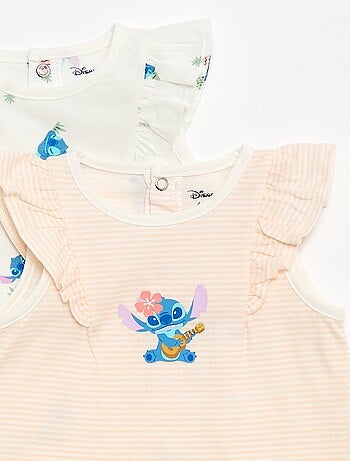 Set van 2 mouwloze 'Stitch' 'Disney' rompertjes