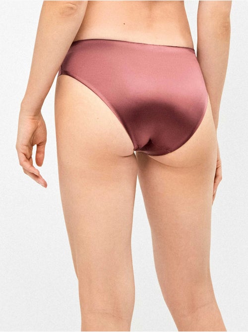 Set van 2 naadloze slips van satijnachtige microvezel - Kiabi Set van 2 naadloze slips van satijnachtige microvezel - Kiabi