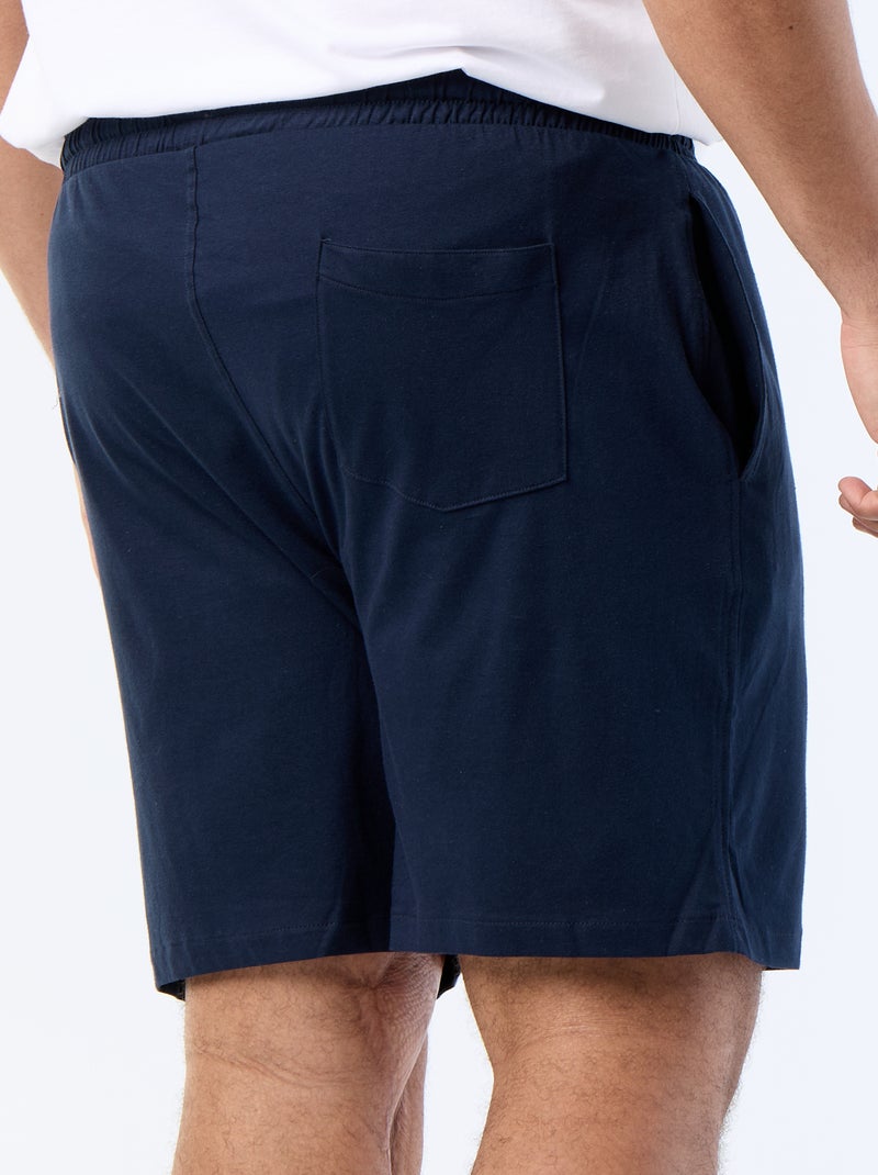 Set van 2 nachtshorts Blauw - Kiabi