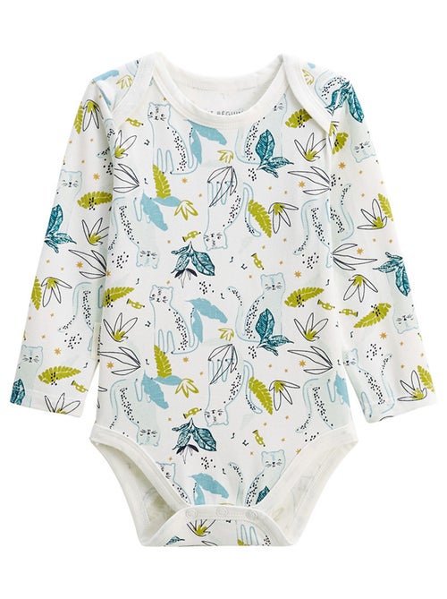 Set van 2 oscar babyrompertjes met lange mouwen - Kiabi
