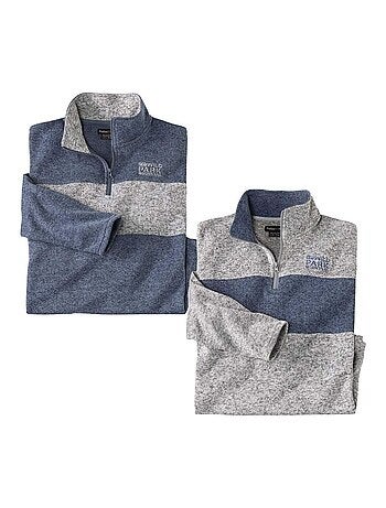 Set van 2 outdoor molton sweaters - ATLAS FOR MEN