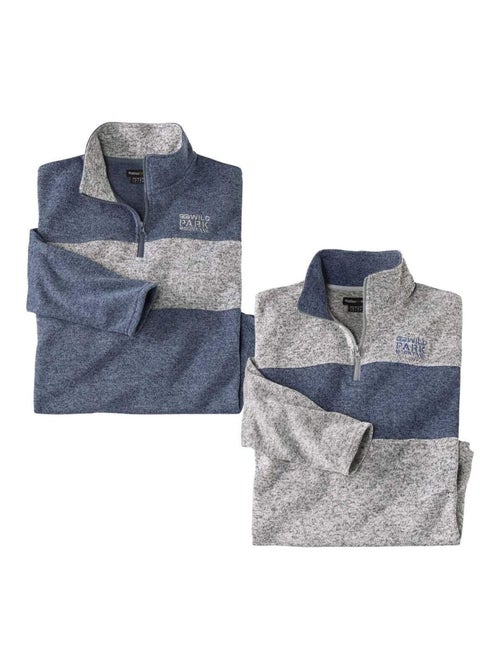 Set van 2 outdoor molton sweaters - ATLAS FOR MEN - Kiabi