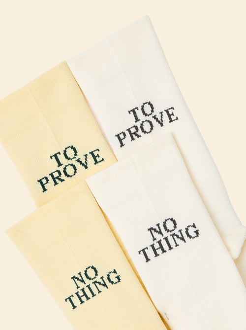 Set van 2 paar compressiekousen met animatie (ekstract) - Kiabi