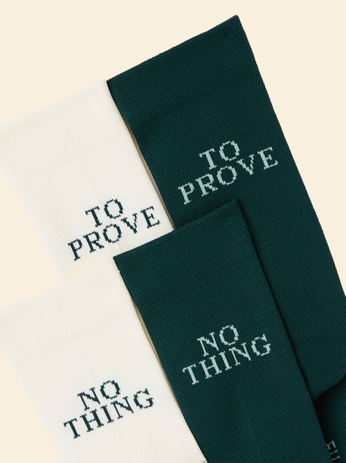 Set van 2 paar compressiekousen met animatie (ekstract) - Kiabi