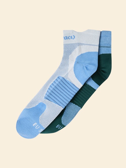 Set van 2 paar (ekstract) compressiekousen van katoen - Kiabi