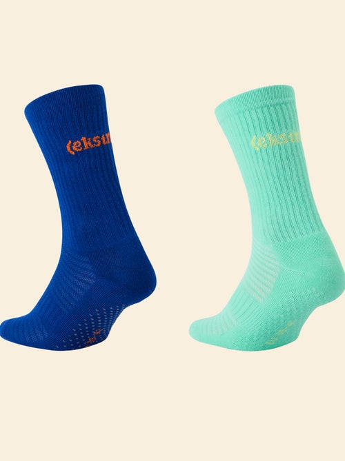 Set van 2 paar hoge antislip sokken - (ekstract) - Kiabi Set van 2 paar hoge antislip sokken - (ekstract) - Kiabi