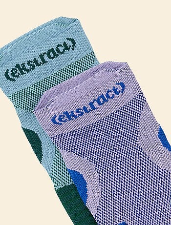 Ekstract - Set van 2 paar hoge sokken