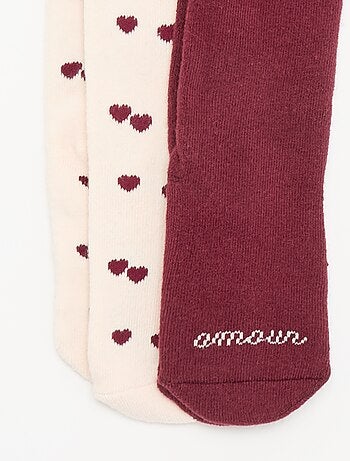 Set van 2 paar panty's