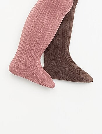 Set van 2 paar panty's
