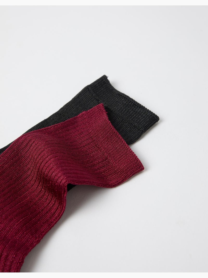 Set van 2 paar sokken, mo fashion Zwart - Kiabi