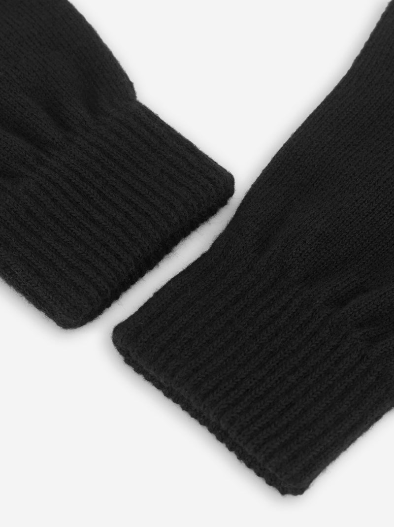 Set van 2 paar touchscreenhandschoenen Zwart - Kiabi