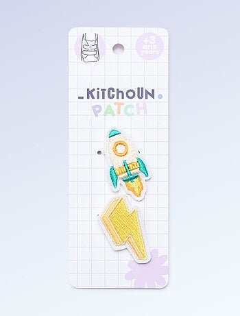 Kitchoun - Set van 2 patches om op te schuiven om je sneakers te personaliseren