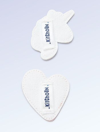 Kitchoun - Set van 2 patches om op te schuiven om je sneakers te personaliseren