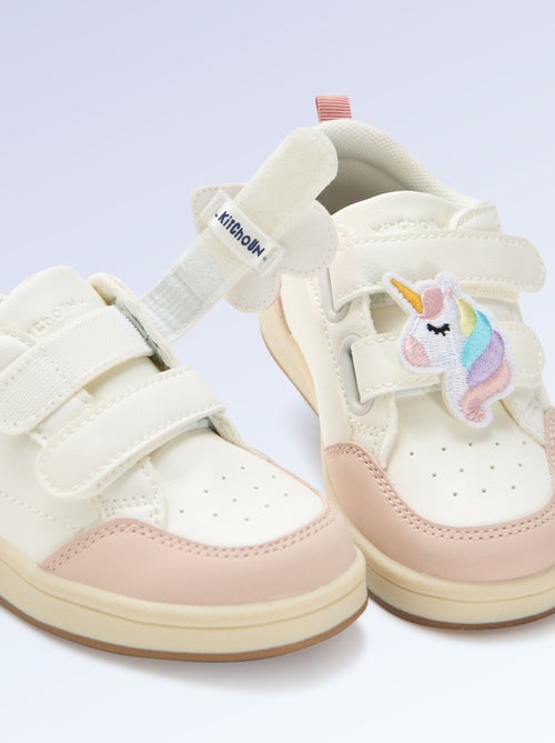 Set van 2 patches om op te schuiven om je 'Kitchoun' sneakers te personaliseren - Kiabi