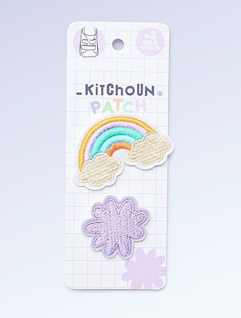 Kitchoun - Set van 2 patches om op te schuiven om je sneakers te personaliseren