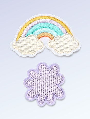 Kitchoun - Set van 2 patches om op te schuiven om je sneakers te personaliseren