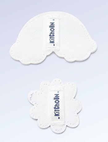 Kitchoun - Set van 2 patches om op te schuiven om je sneakers te personaliseren