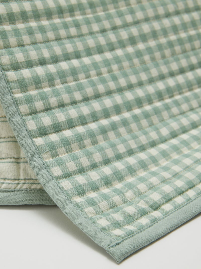 Set van 2 placemats (32x40 cm) met dubbele print - Kiabi Home BLAUW - Kiabi