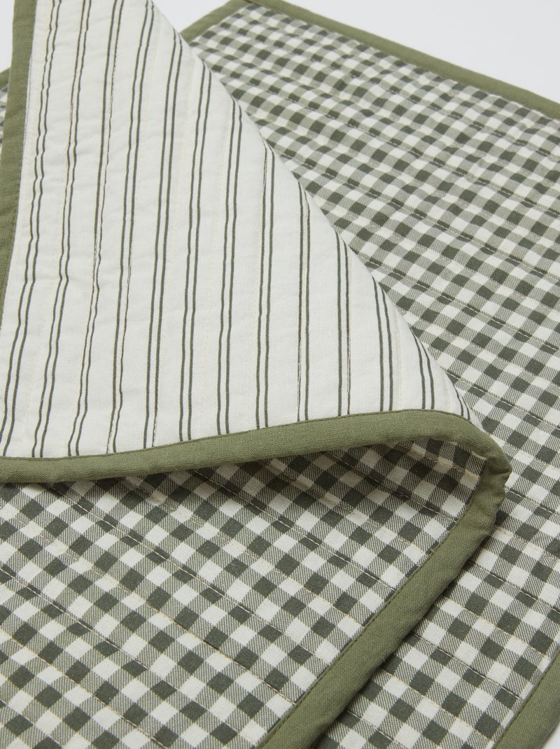 Set van 2 placemats (32x40 cm) met dubbele print - Kiabi Home KAKI - Kiabi
