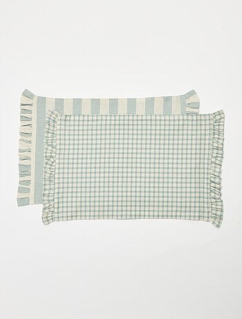 Set van 2 placemats (32x45 cm) met volants