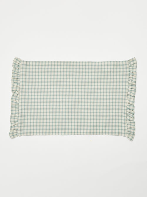 Set van 2 placemats (32x45 cm) met volants - Kiabi