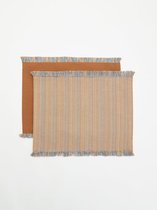 Set van 2 placemats - Kiabi Set van 2 placemats - Kiabi