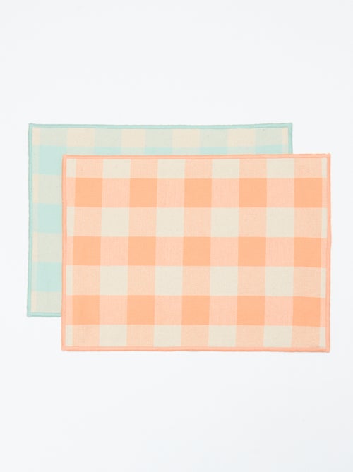Set van 2 placemats - Kiabi Set van 2 placemats - Kiabi