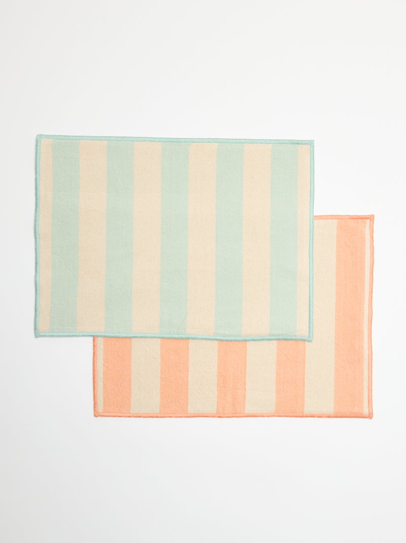 Set van 2 placemats Groen - Kiabi