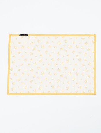 Set van 2 placemats met ruitjes