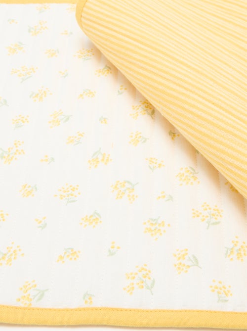 Set van 2 placemats met ruitjes - Kiabi