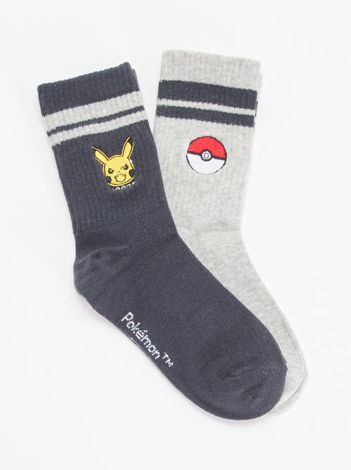 Set van 2 'Pokémon' fantasiesokken 'Pikachu' en 'Pokéball' - Kiabi