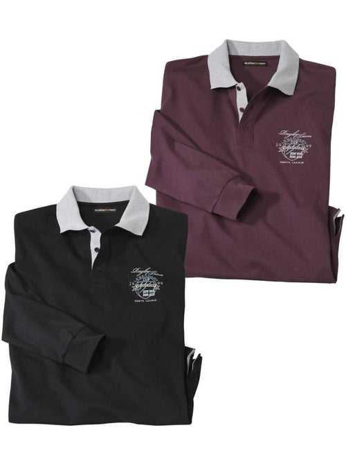 Set van 2 polo’s Expedition - ATLAS FOR MEN - Kiabi