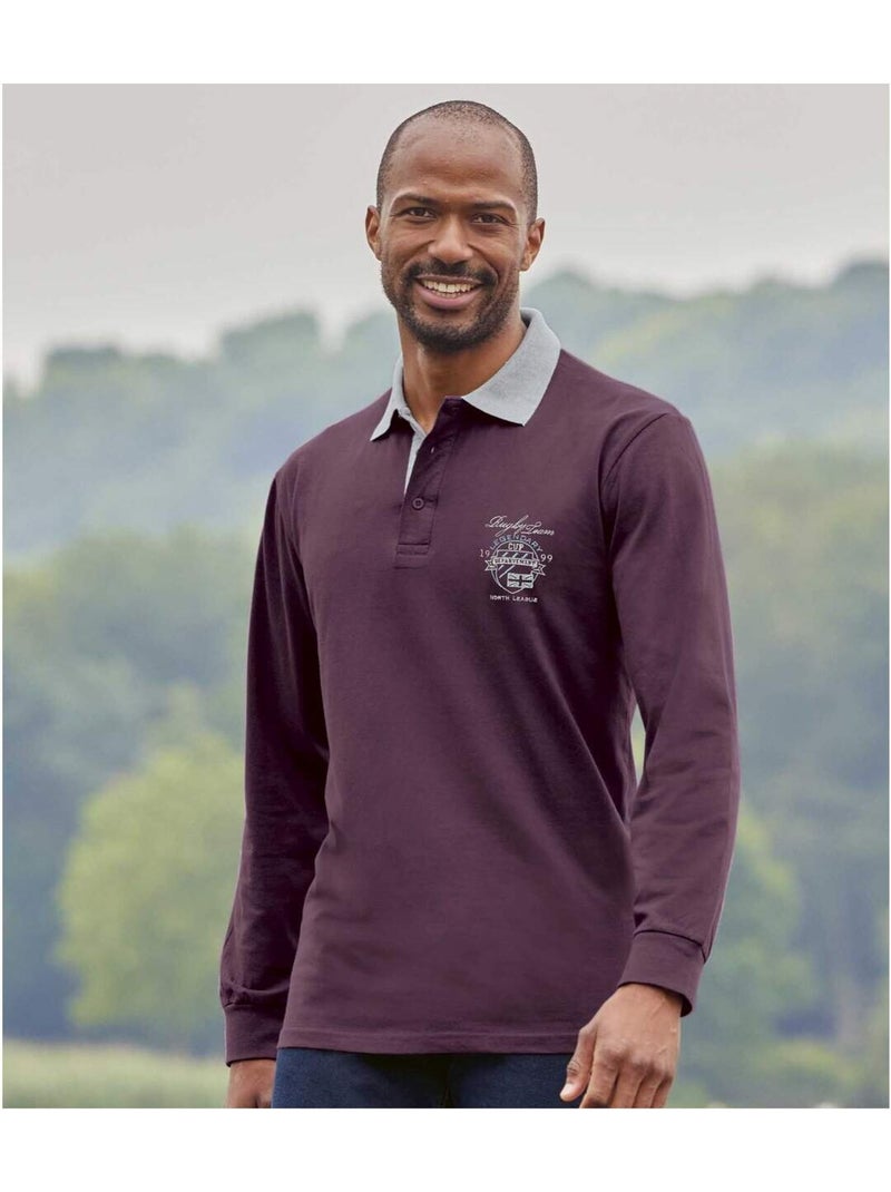 Set van 2 polo’s Expedition - ATLAS FOR MEN Zwart Bordeaux - Kiabi