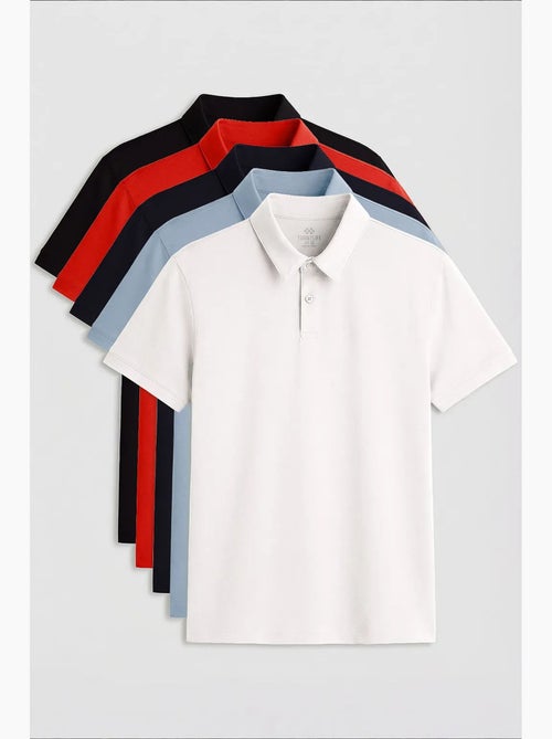 Set van 2 poloshirts katoen stretch tommy - Kiabi