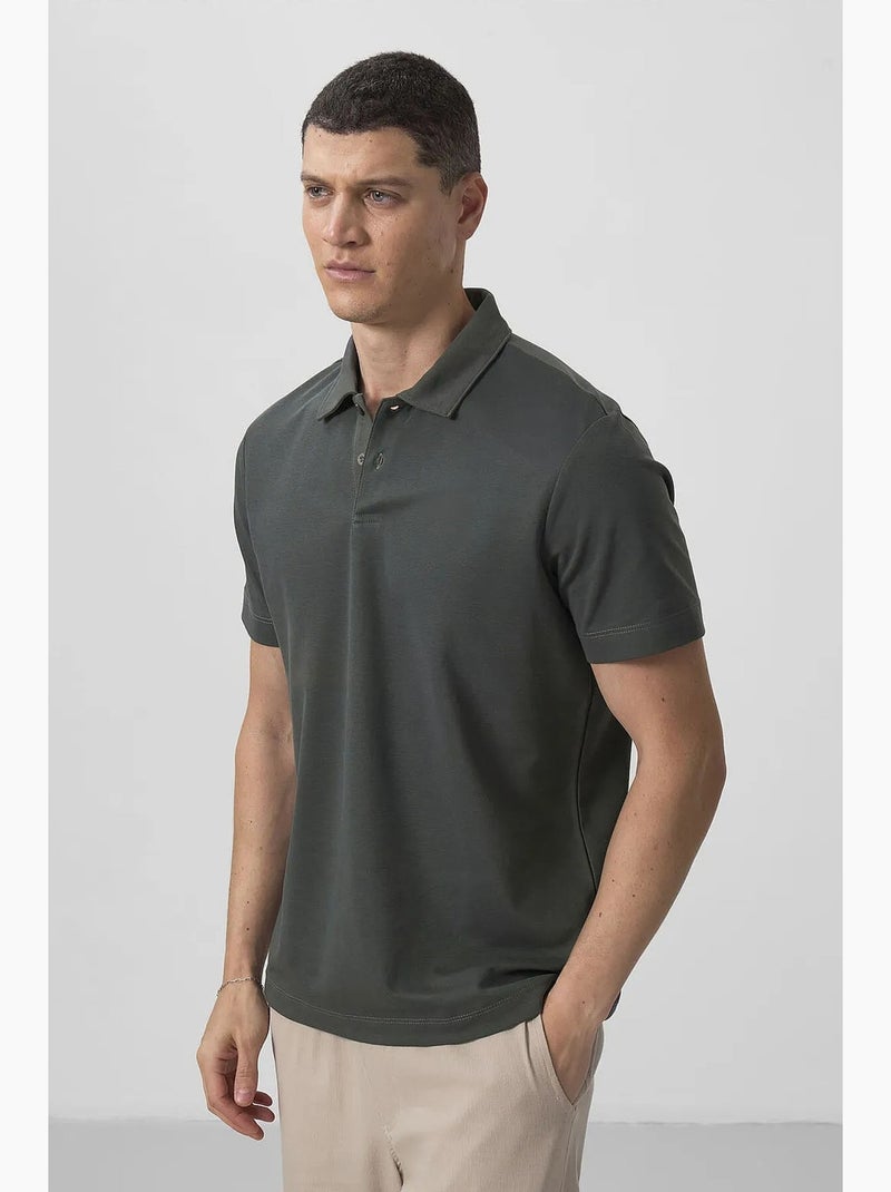 Set van 2 poloshirts katoen stretch tommy Zwart Wit - Kiabi