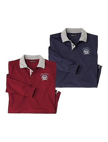 Set van 2 poloshirts Sporting Club - ATLAS FOR MEN