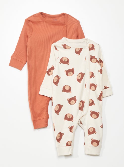 Set van 2 pyjama's - makkelijk aan te trekken collectie - Kiabi