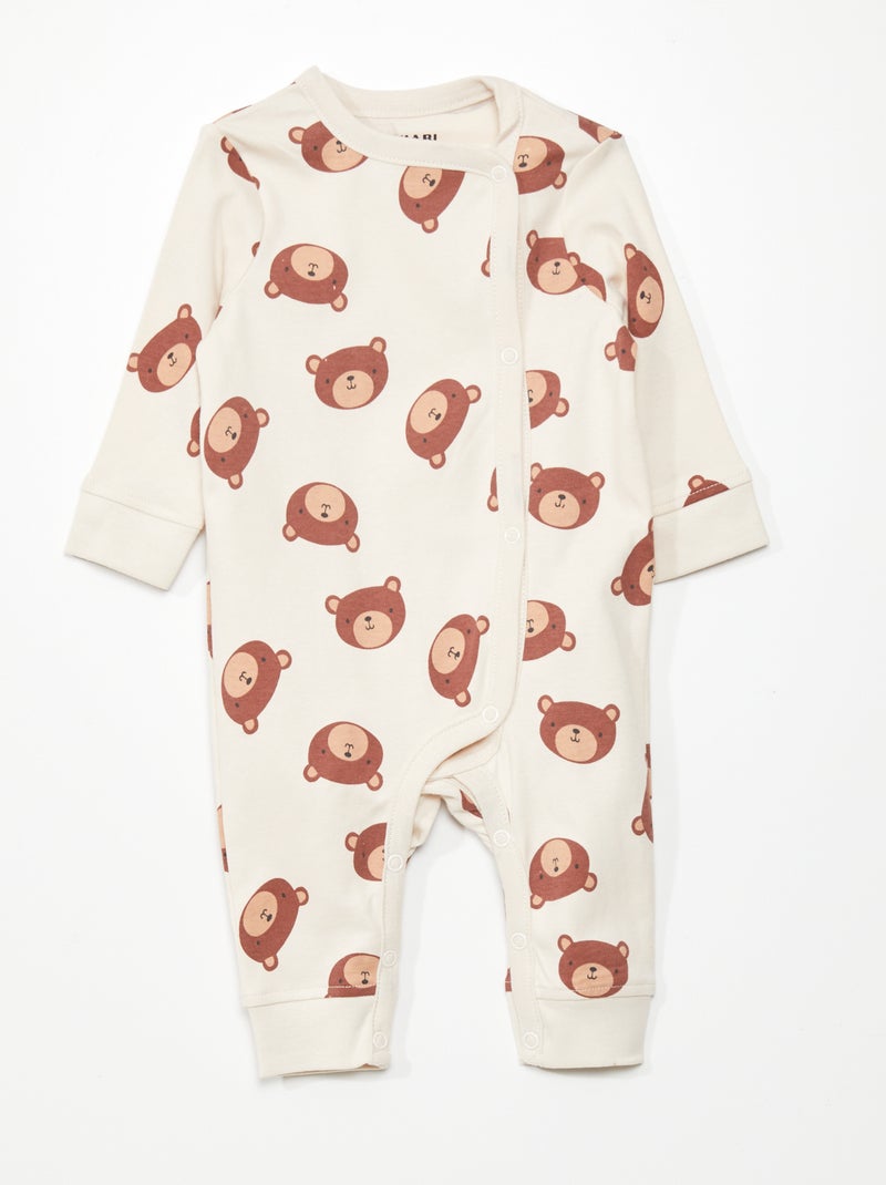 Set van 2 pyjama's - makkelijk aan te trekken collectie BIEGE - Kiabi