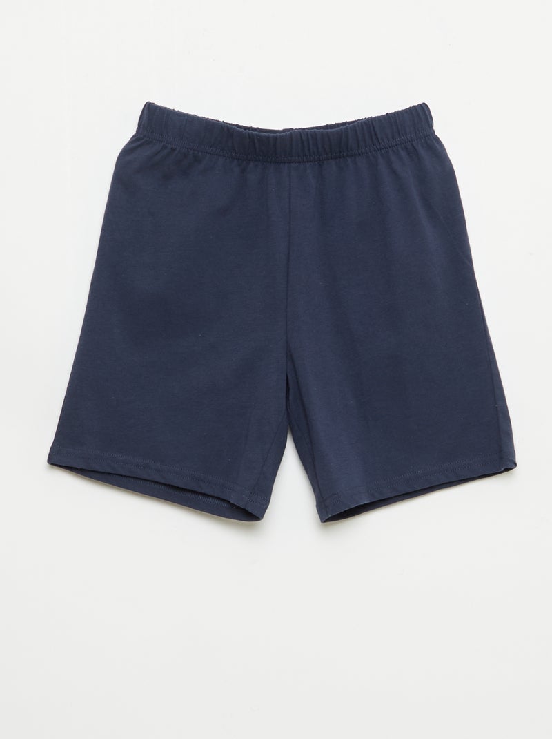 Set van 2 pyjamasets Blauw - Kiabi