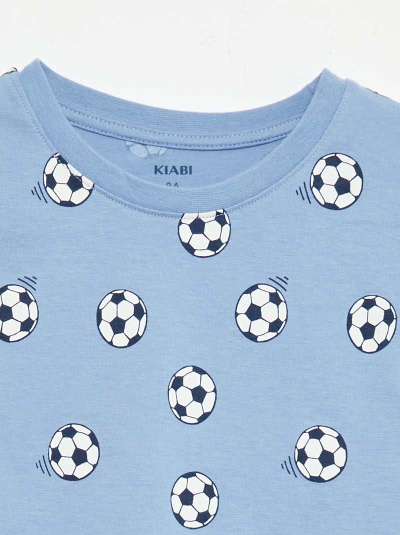 Set van 2 pyjamasets Blauw - Kiabi