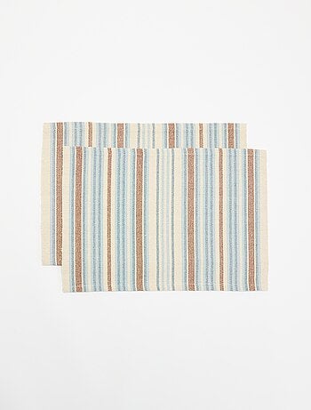 Set van 2 rechthoekige placemats