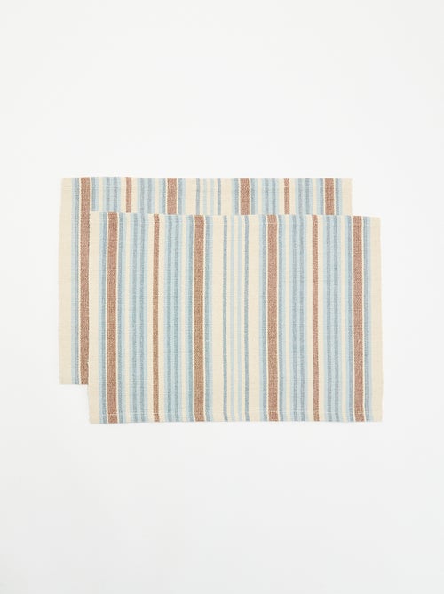 Set van 2 rechthoekige placemats - Kiabi