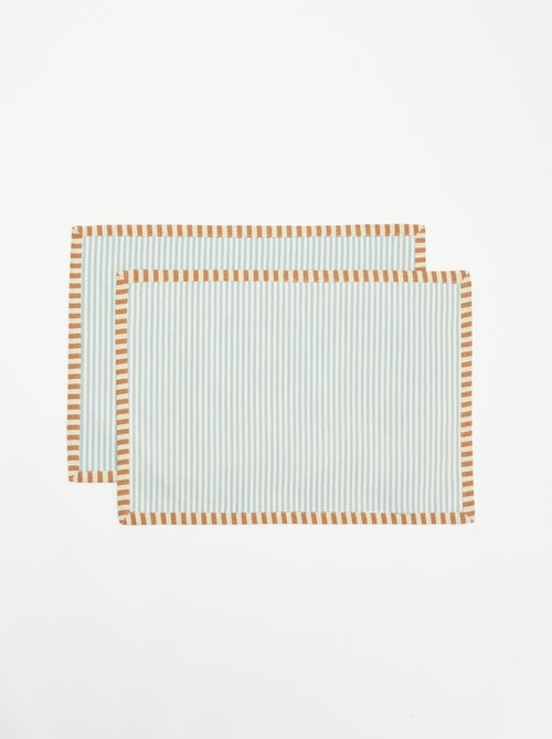 Set van 2 rechthoekige placemats - Kiabi Set van 2 rechthoekige placemats - Kiabi