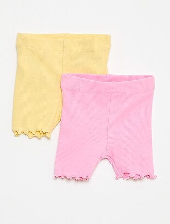 Set van 2 rib leggings