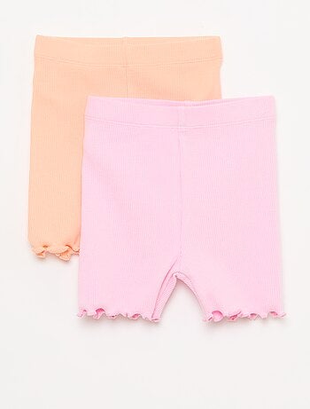 Set van 2 rib leggings